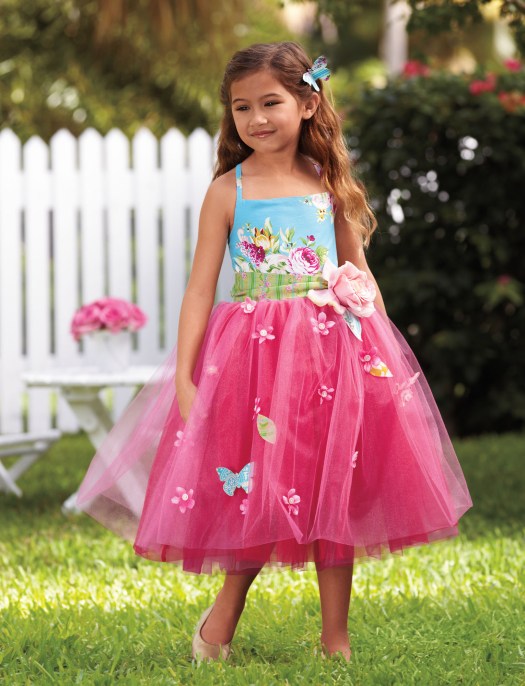 Chasing Fireflies Moxie and Mabel Rose and Tulle Butterfly Dress.  Image provided by David Niggli / Anna Shryver, MaxComPR