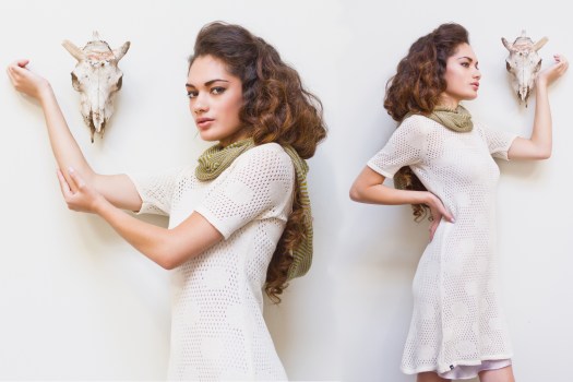 Myrrhia Fine Knitwear, Spring/Summer 2014.  Photo Credit: Jenny Villarete, used with permission.